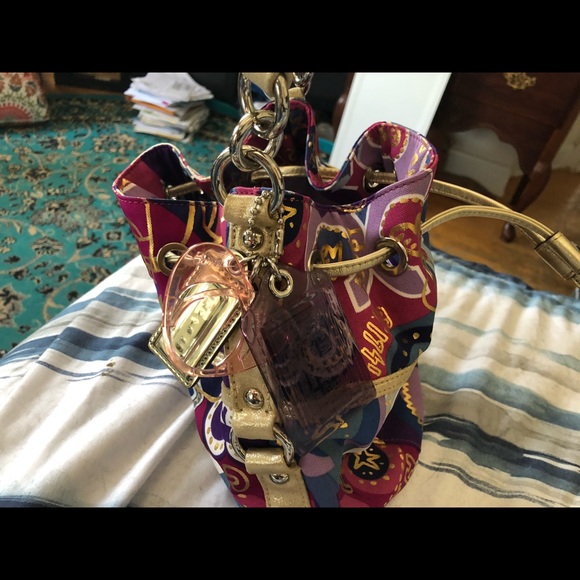 Coach PullString Rainbow Candy Handbag - Picture 4 of 8